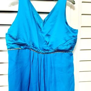 Gorgeous electric blue dress with rhinestones